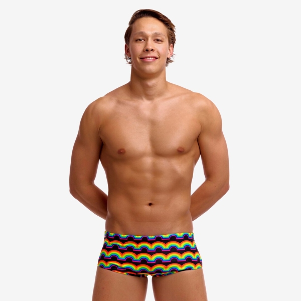 Plavki_Funky_Trunks_Men's_Sidewinder_Trunks_Rainbowie