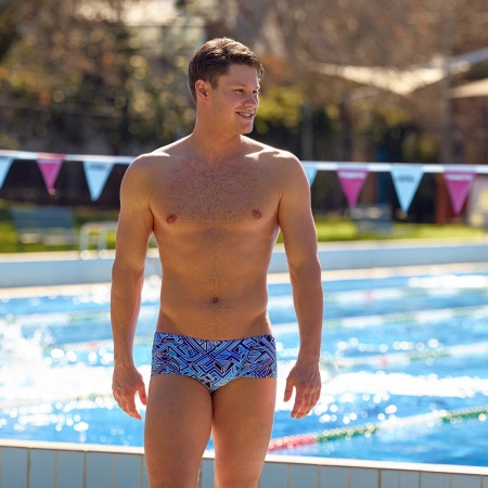 Plavki_Funky_Trunks_Men's_Classic_Trunks_Blue_Bits